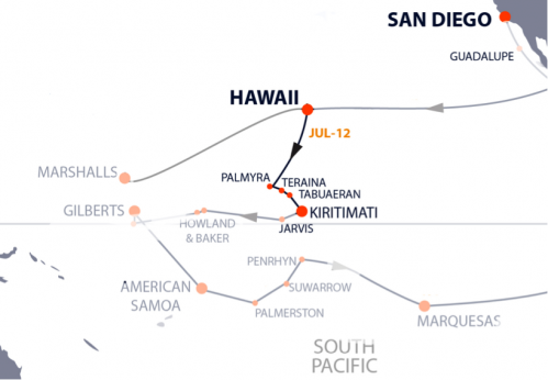 Line Islands Expedition Map © Pangaea Exploration